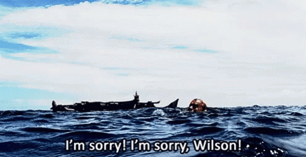 I'm Sorry Wilson Eating Ice Cream Meme GIF