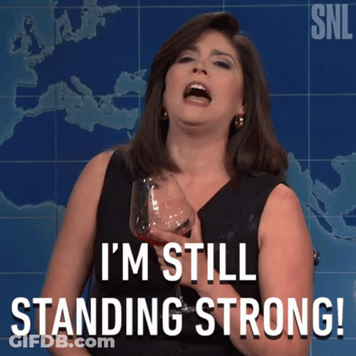 I'm Still Standing Strong Snl GIF