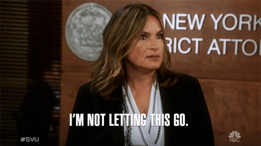 I'm Stubborn Not Letting This Go GIF