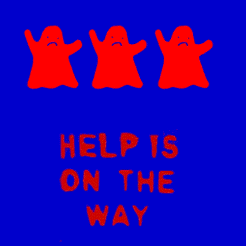 I'm Stuck Help Is On The Way GIF