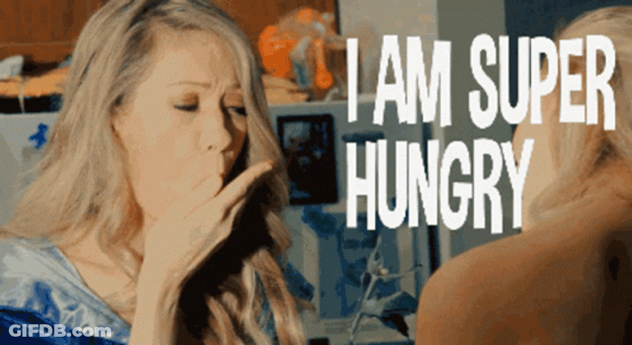 I'm Super Hungry Eating Flower GIF