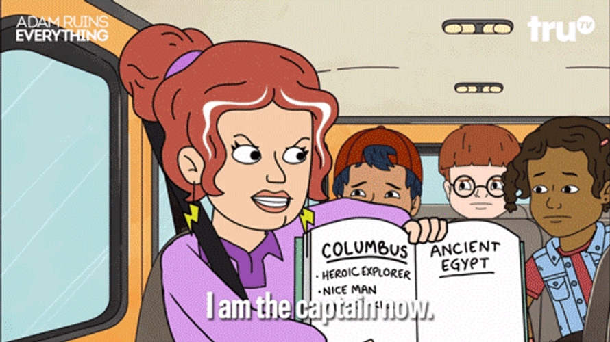 I'm The Captain Now Adam Ruins Parody GIF