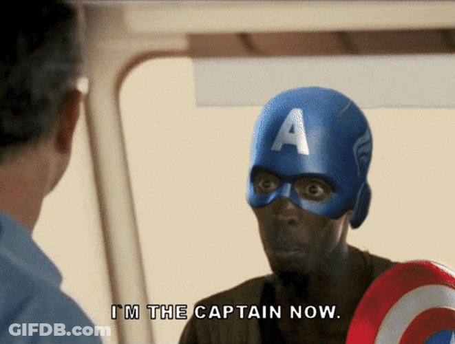 I'm The Captain Now Funny Movie Edit GIF