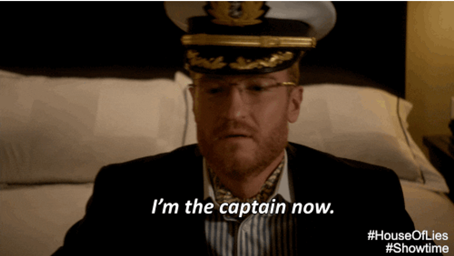 I'm The Captain Now House Of Lies GIF