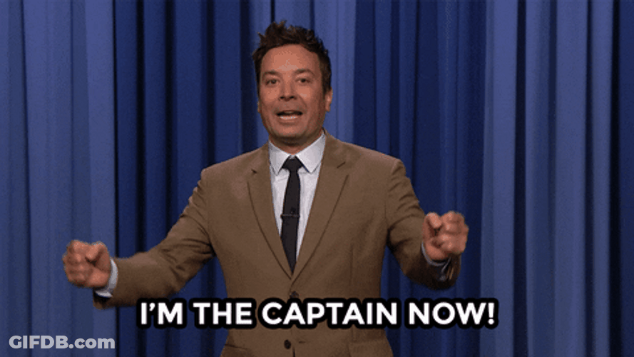 I'm The Captain Now Jimmy Fallon GIF