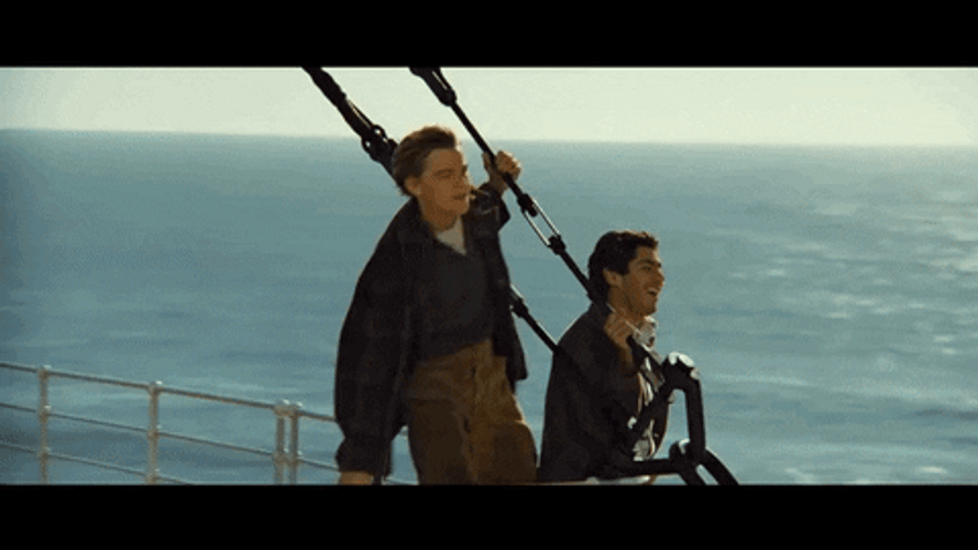 I'm The King Of The World GIF