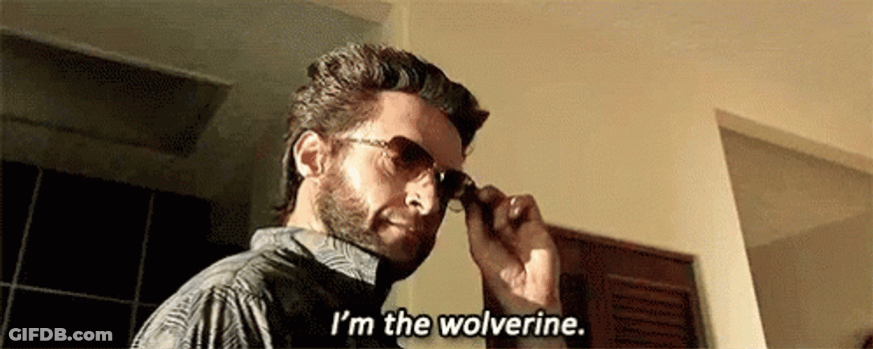 I'm The Wolverine GIF