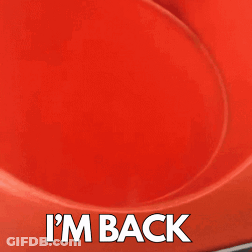 I'm Thinking I'm Back Bull Head Man GIF