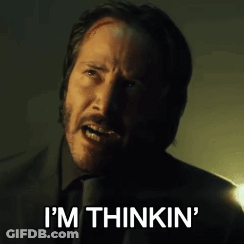 I'm Thinking I'm Back Men GIF