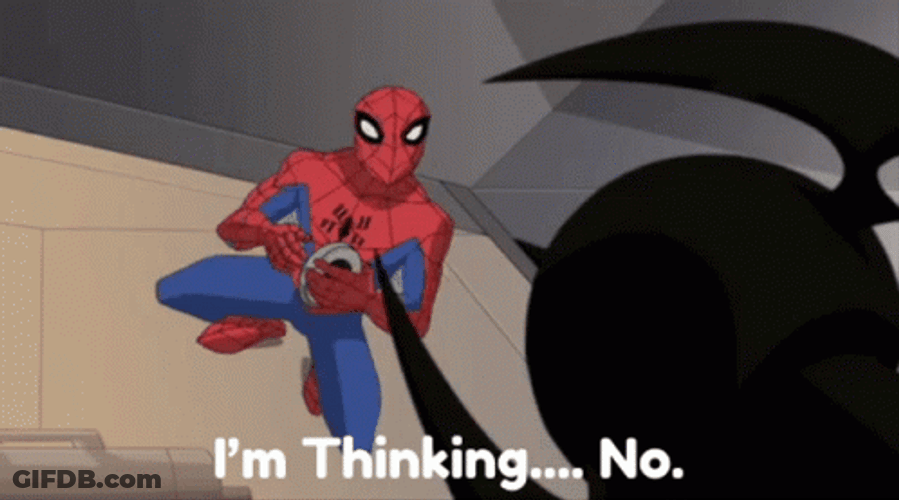 I'm Thinking No Hard Pass GIF