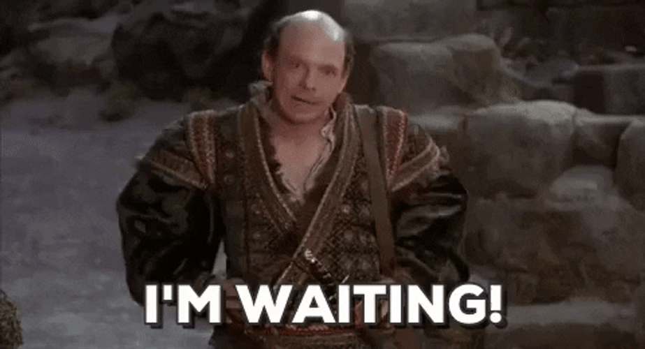 I'm Waiting Vizzini Princess Bride GIF