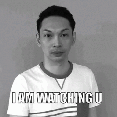 I'm Watching You Just When I Thought I Was Out GIF