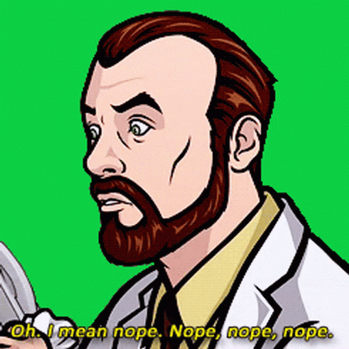 I Mean Nope Dr. Krieger GIF
