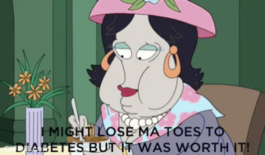I Might Loose My Toes With Diabeetus GIF