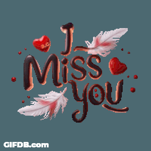 I Mis You Sticker GIF