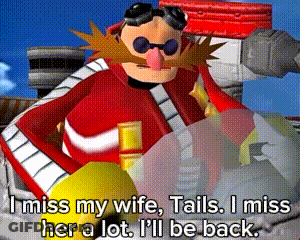I Miss My Wife Tails I Miss Her A Lot I 'Ll Be Back . GIF