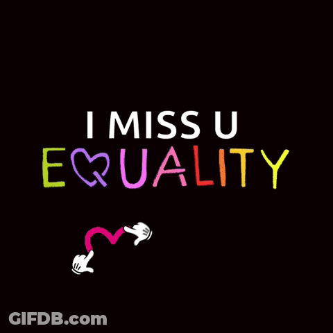 I Miss U Equality Sign GIF