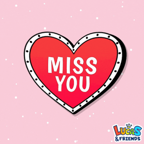 I Miss You Already Lucas And Friends Beating Heart GIF