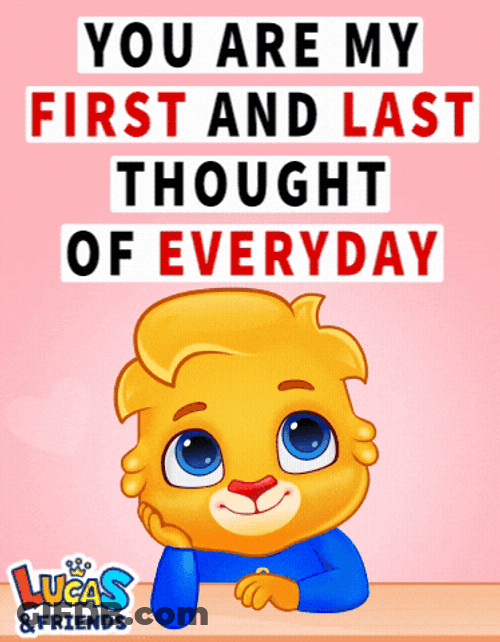 I Miss You Already Thinking Of You Always Lucas And Friends GIF
