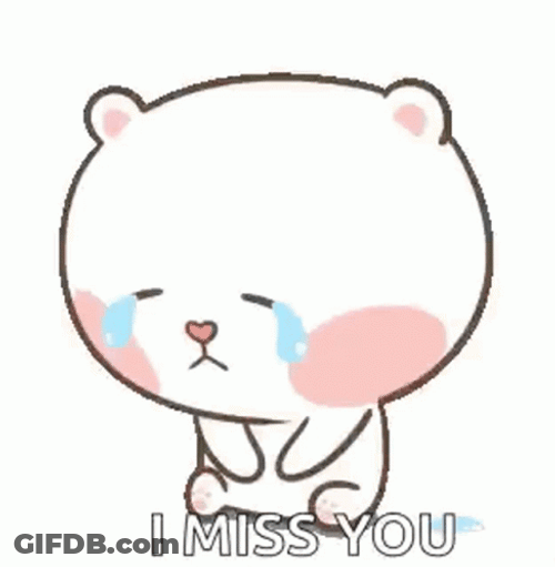 I Miss You Bear Crying GIF