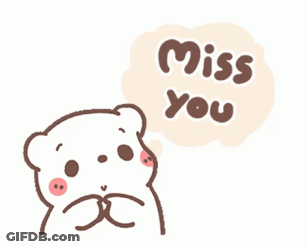 I Miss You Bear GIF