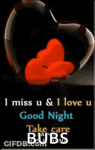 I Miss You Love You Good Night GIF
