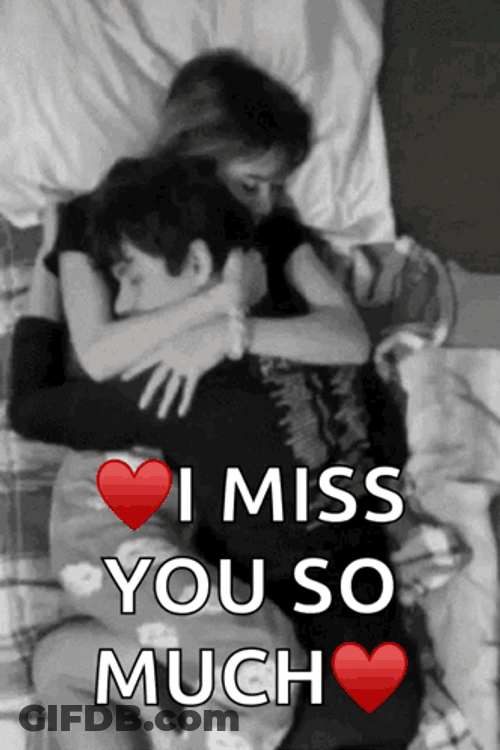 I Miss You So Much Cuddling Couples GIF