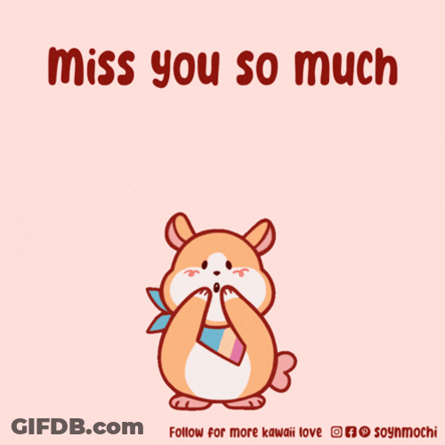 I Miss You So Much Full Heart Cartoon GIF