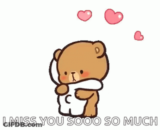 I Miss You So Much Milk And Mocha Hug GIF
