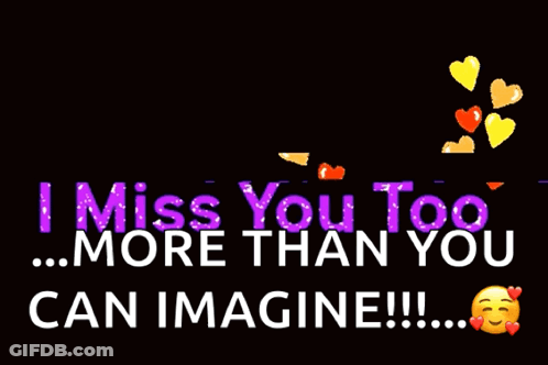 I Miss You Too More Than You Can Imagine GIF