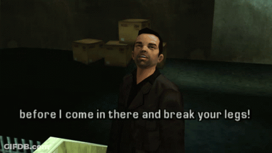 I Must Break You And Your Legs GIF