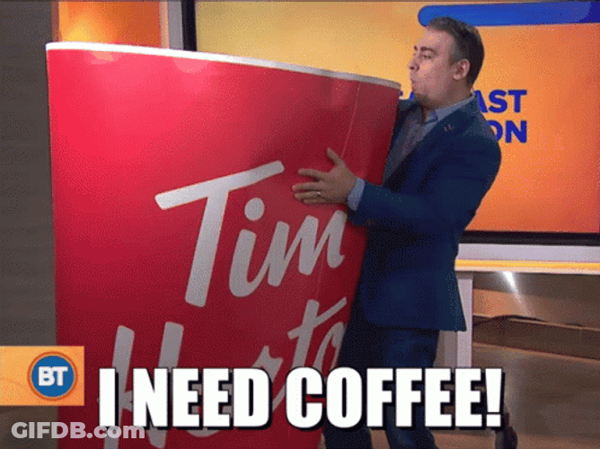 I Need Big Coffee Caffeine GIF