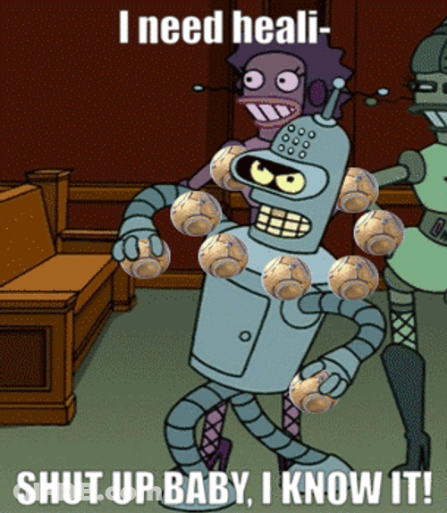 I Need Healing Overwatch Meme Futurama GIF
