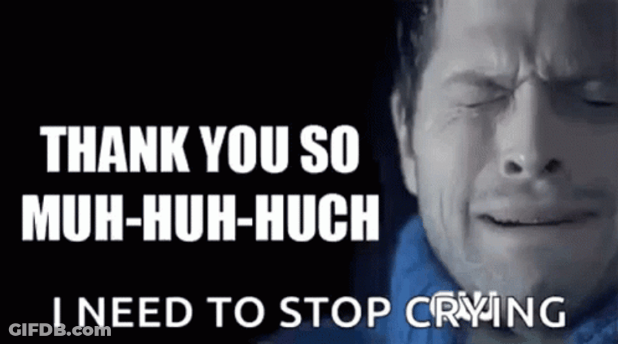 I Need To Stop Crying Thank You So Much GIF