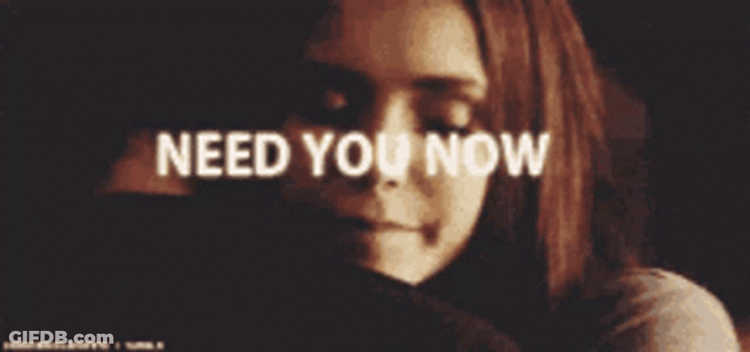 I Need You Now Emotional Hug GIF