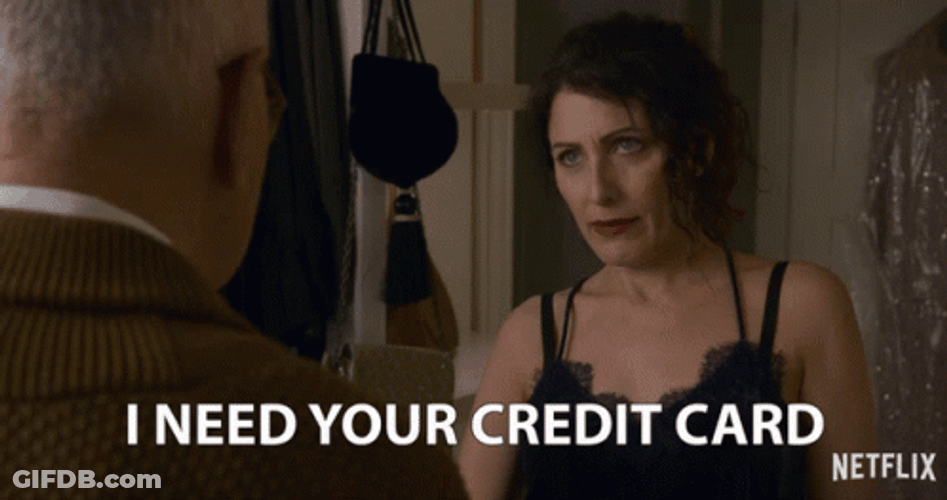 I Need Your Credit Card Sugar Daddy GIF