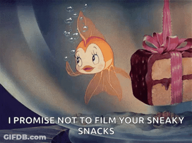 I Promise Not Film Sneaky Snacks GIF
