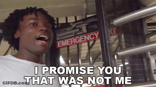 I Promise You That Was Not Me Kanel Joseph GIF