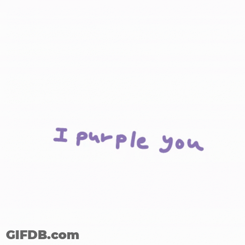 I Purple You With Heart GIF