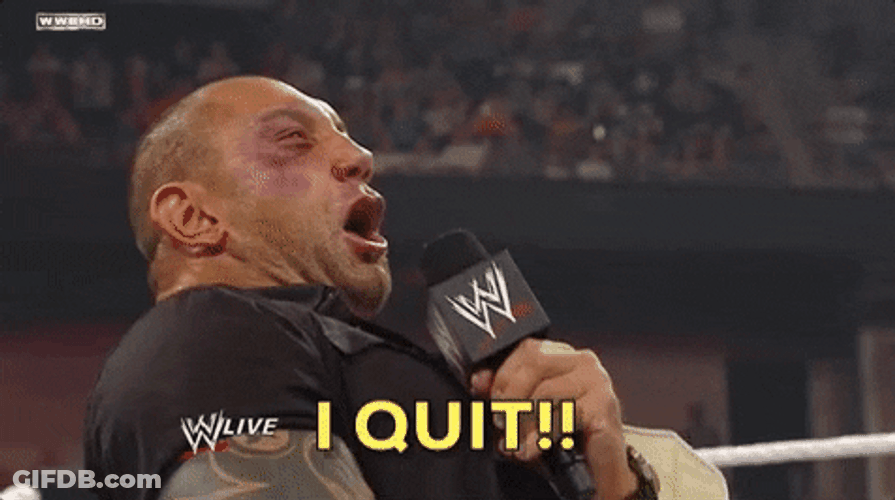 I Quit Match Batista WWE GIF