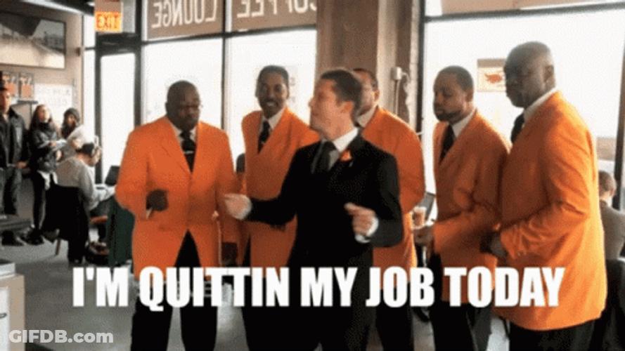 I Quit My Job Today Dance GIF