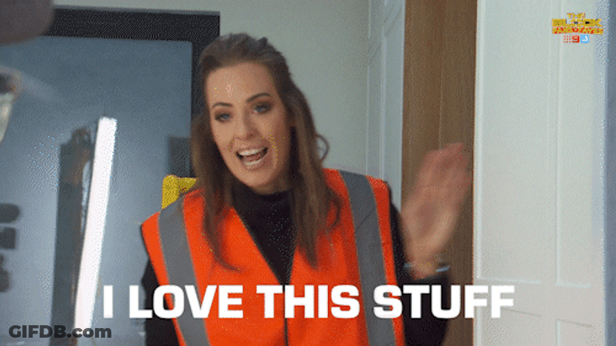 I Really Love This Stuff GIF