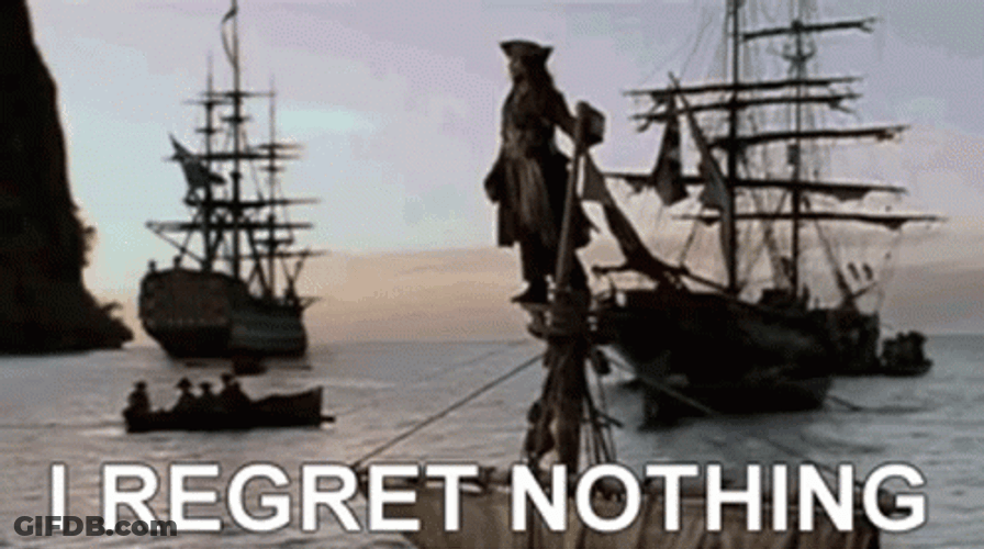 I Regret Nothing Down Goes Frazier GIF