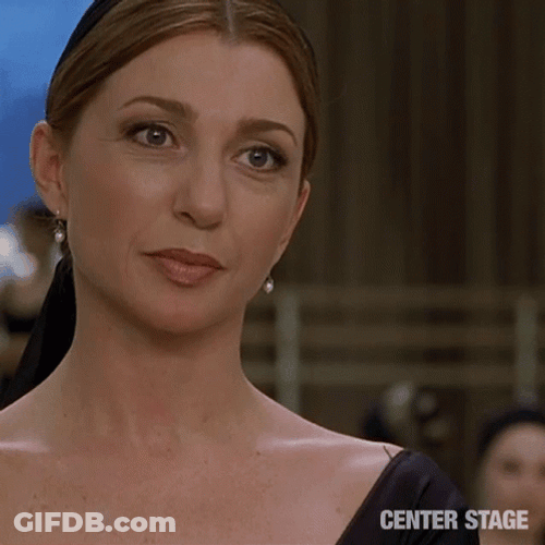 I Said Good Day Center Stage Kathleen Donahue GIF