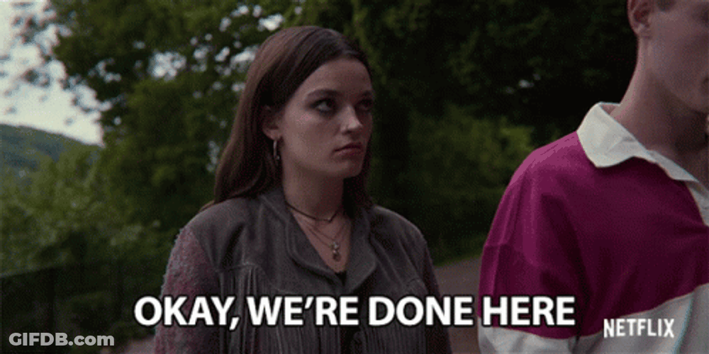 I Said Good Day Emma Mackey GIF