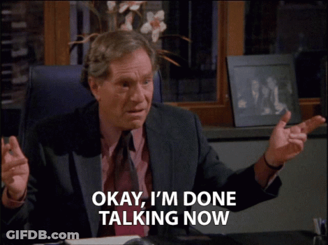 I Said Good Day George Segal GIF