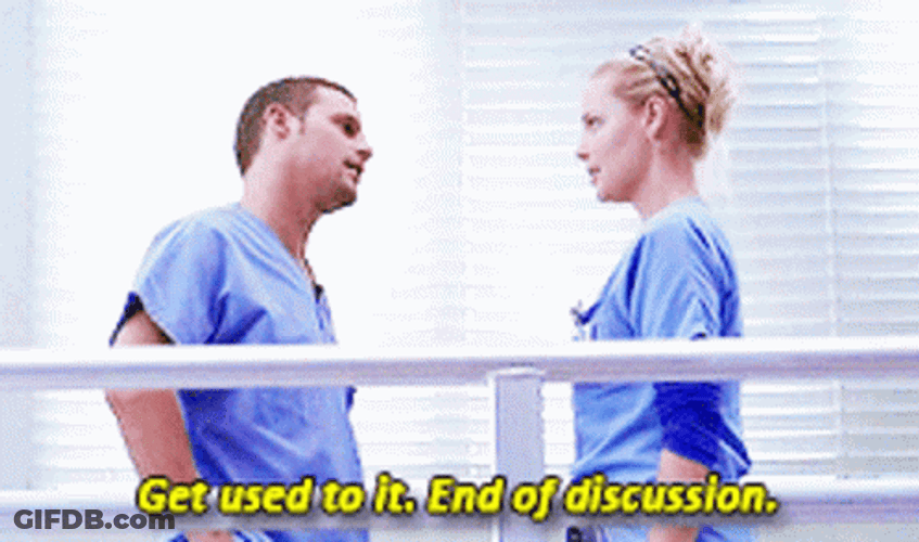 I Said Good Day Greys Anatomy Alex Karev GIF