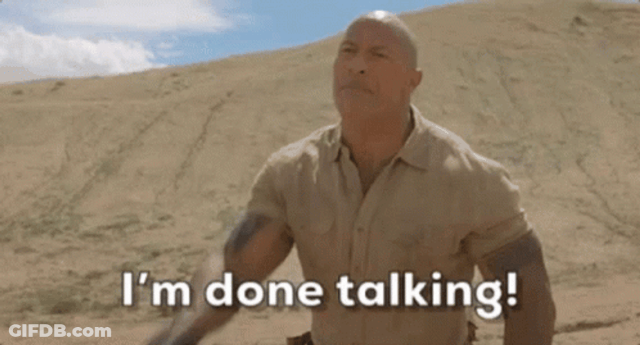 I Said Good Day Jumanji Dr Smolder Bravestone GIF