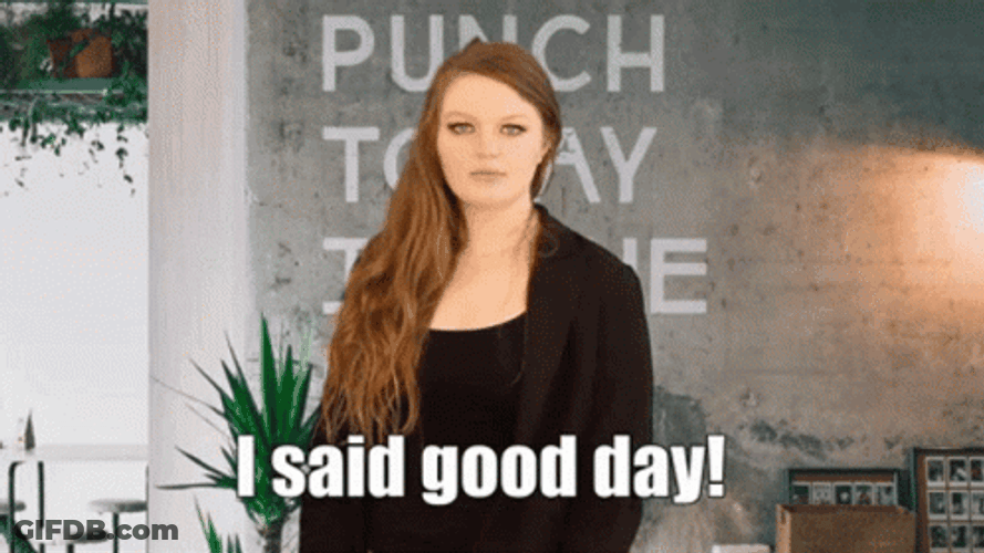 I Said Good Day Kathryn Dean GIF