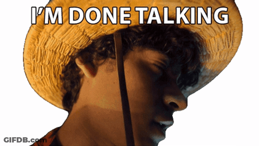 I Said Good Day One Piece Monkey Luffy GIF